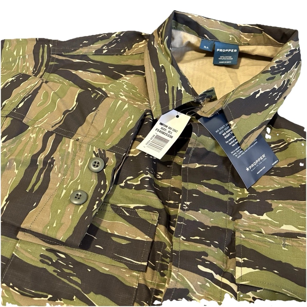 Propper® BDU Coat Mens XXL Camo Military Combat Jacket Tactical Uniform‎ NEW